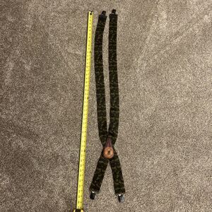 NRA Mens Suspenders Heavy Duty Camo  Braces Elastic Wide Adjustable